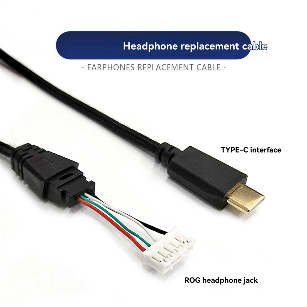 Nuevo Cable Trenzado DT75 para - Esports Wireless Gaming Headset reseña y precio