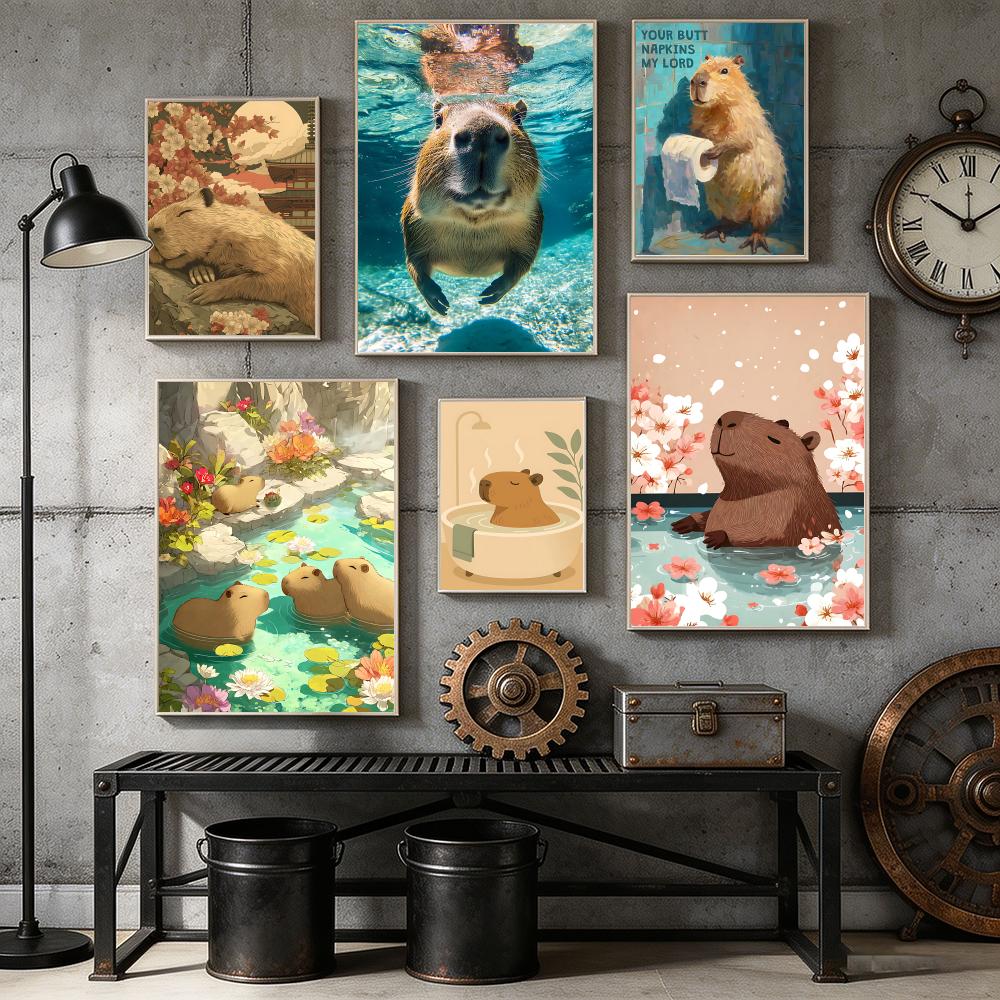 Póster artístico de Capibara c - Esports Gaming Lounge reseña y precio