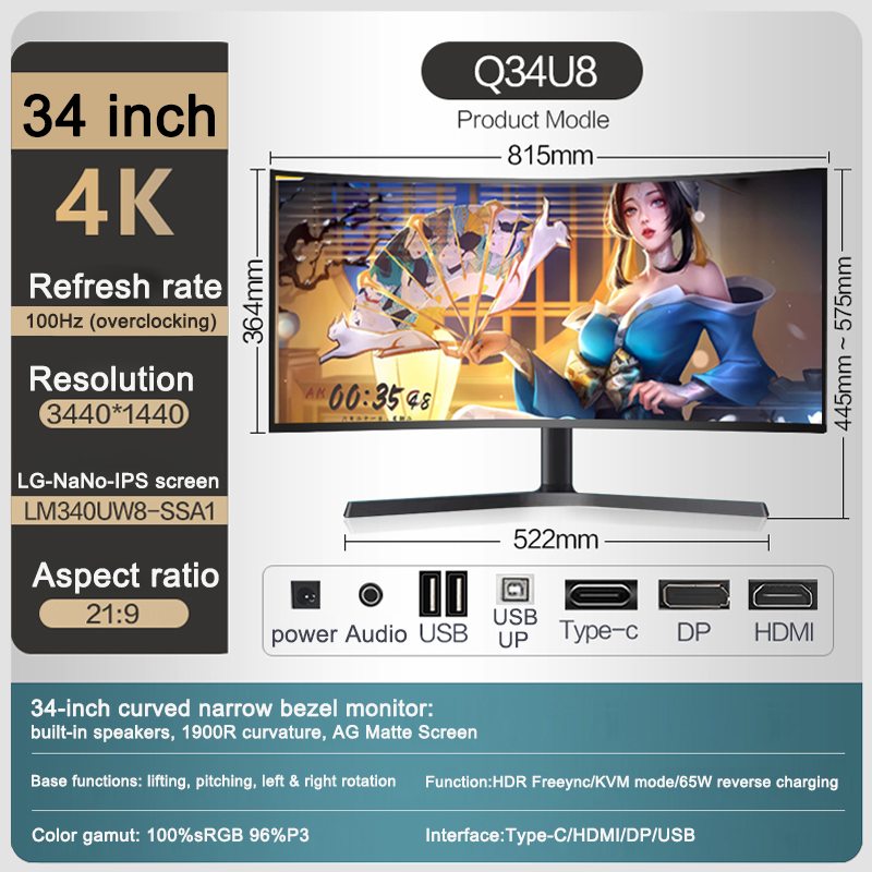 Monitor plano de Panel IPS 4K  - Esports Gaming Business reseña y precio